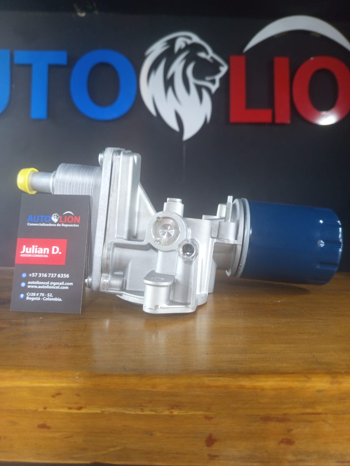 BASE FILTRO ENFRIADOR DE ACEITE