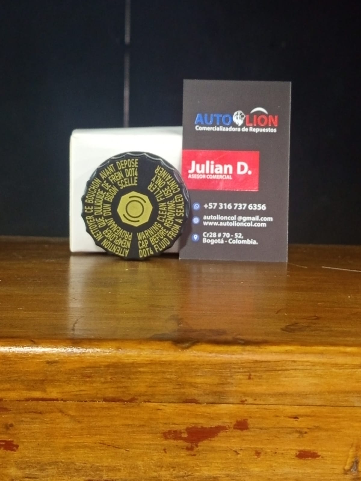 TAPA DE DEPOSITO DE LIQUIDO DE FRENOS AS